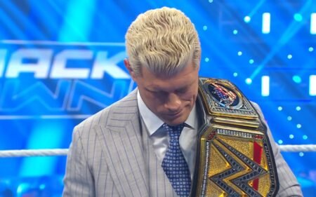 Cody Rhodes’ “best friend” slaps him across the face and nearly breaks into tears on WWE SmackDown