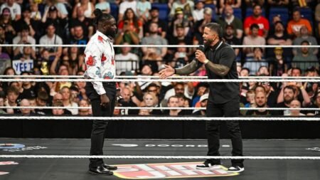 Jey Uso Mocks Oba Femi’s Iconic Walk; Shares A Two-Word Message Ahead Of Night Of Champions Clash