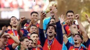 OFFICIAL: Danhausen Assists Spain In FIFA World Cup Victory