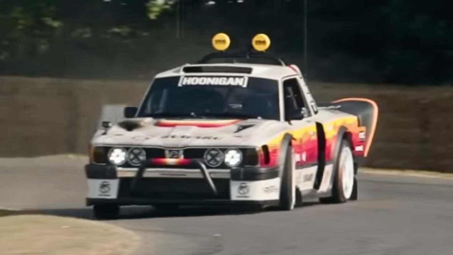Travis Pastrana Drifts His Way Up The Goodwood Hill Climb In His 670-HP Custom Subaru