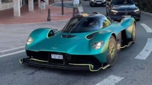 Fernando Alonso Drives Aston Martin Valkyrie In Monaco: Video