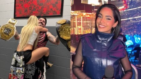 Dominik Mysterio insults El Grande Americano’s girlfriend, Andrea Bazarte, and compares her to Liv Morgan