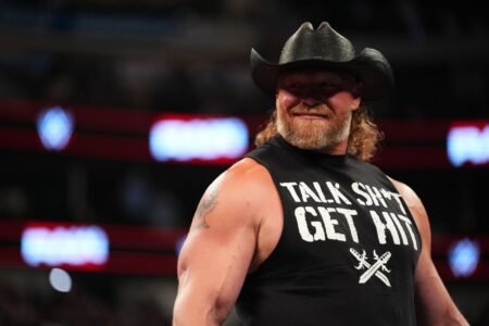 Brock Lesnar’s Former WrestleMania Rival Sends Him a Message Following WWE Retirement