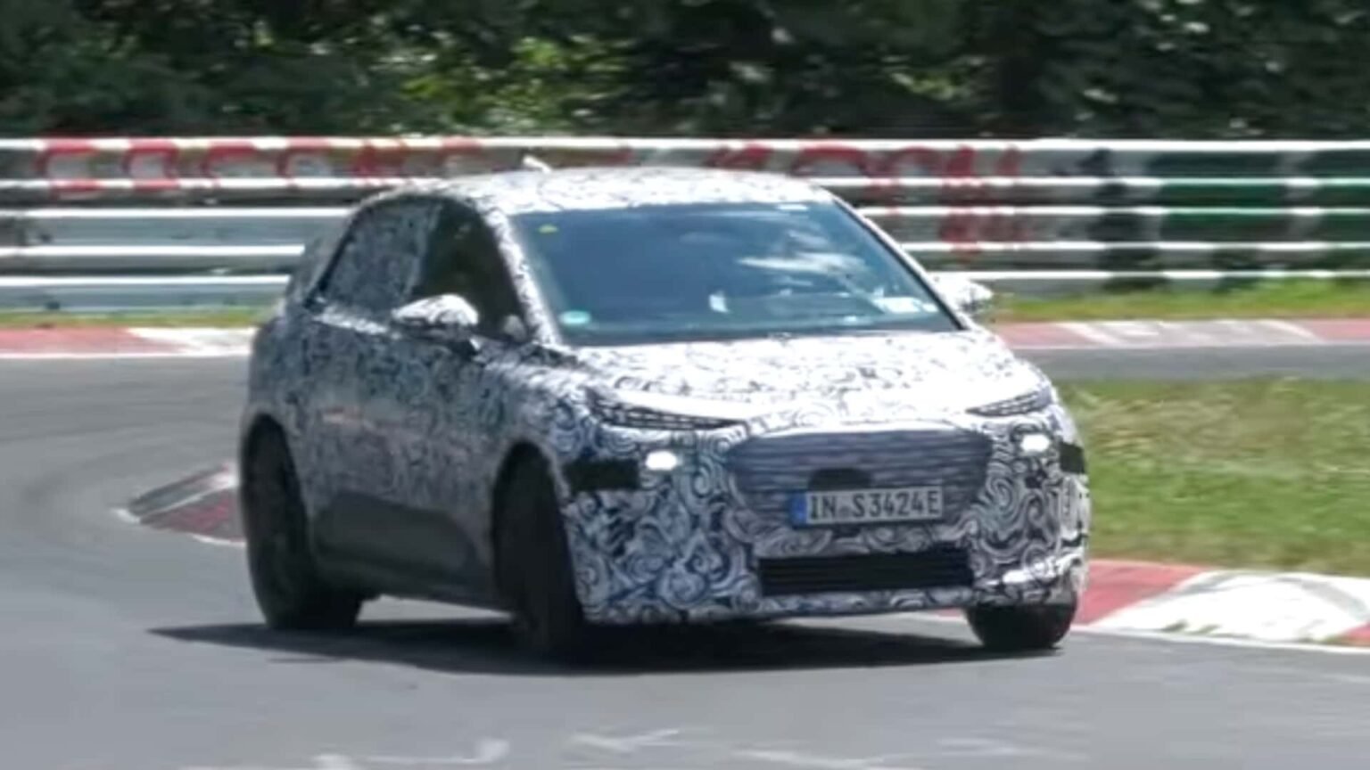 Audi Caught Flogging Its Tiny Electric Hatchback On The Nürburgring