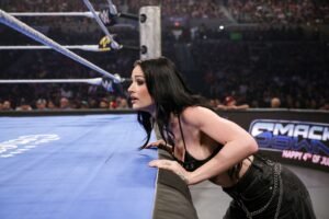 “You’re hot” – Paige breaks character to send message to WWE rival