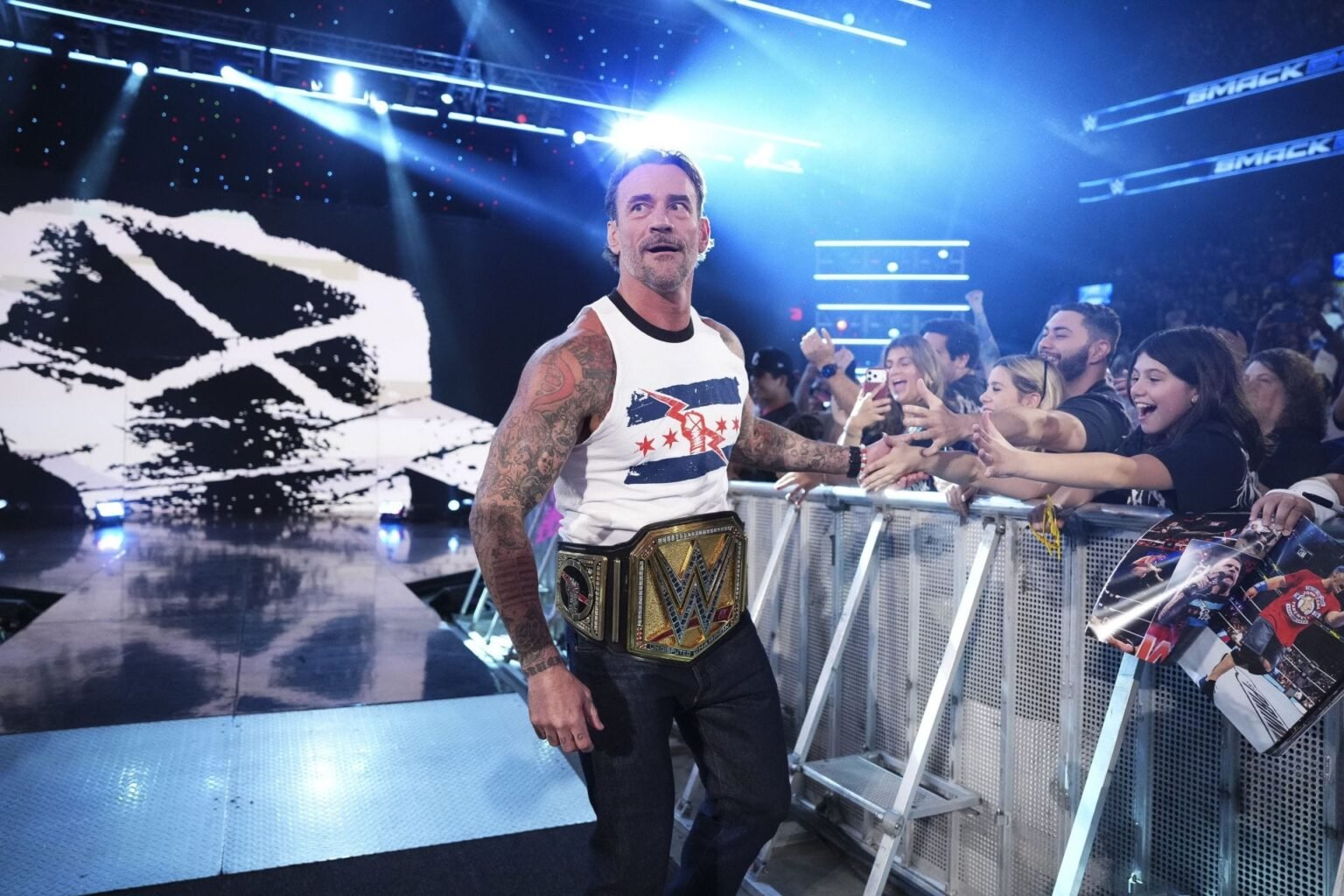 BREAKING: CM Punk collapses following WWE SmackDown