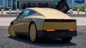 Tesla Cybercab Debuts Factory-Style Starlink Integration