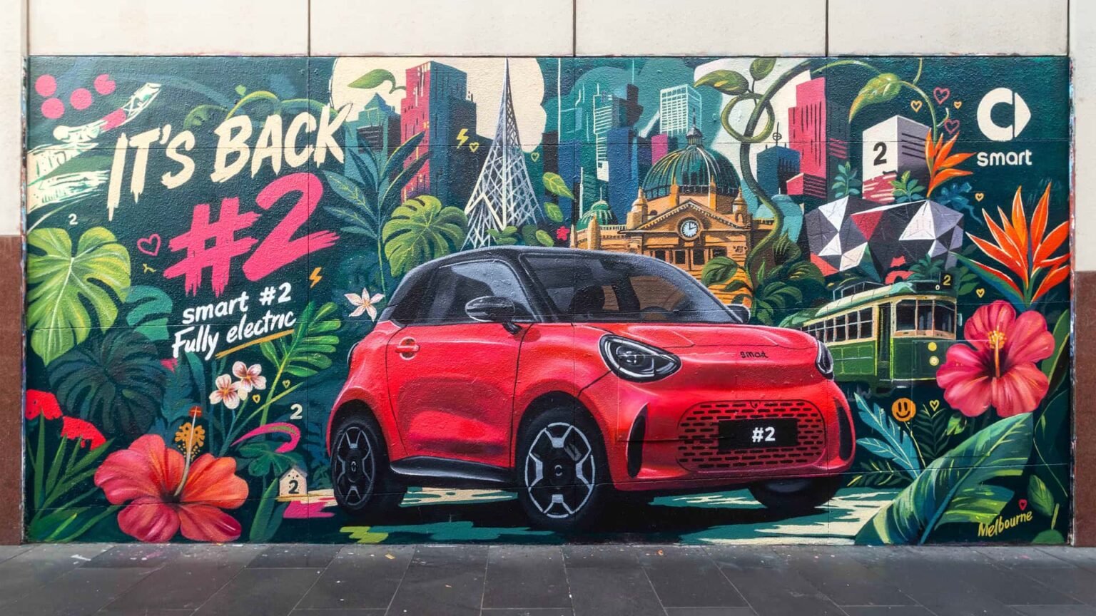 Smart #2 Design Revealed Early By City Murals