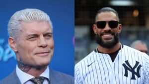 NJPW Icon To Star Alongside Cody Rhodes, Roman Reigns – Heated Rival Breaks Character; Gives Flowers