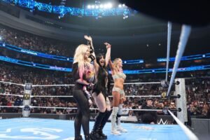 4 Finishes to Charlotte Flair, Alexa Bliss, and Tatum Paxley vs. Jade Cargill, Michin, and B-Fab at WWE Sunday Night’s Main Event