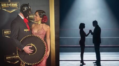 “Te amo muchas” – Emotional El Grande Americano celebrates with Andrea Bazarte after AAA Mega Championship win