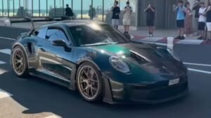 Lando Norris Drives Porsche 911 GT3 RS In Monaco